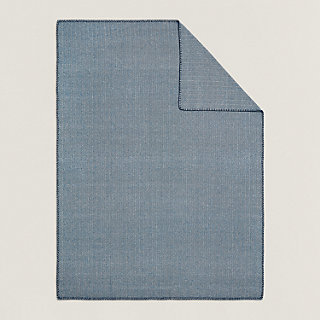 Swing blanket - Blue | Hermès USA